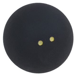 Round Tool Training Durable Rubber Bounce Low Speed Two Yellow Dots Small Elasticity Professional Player Squash Ball