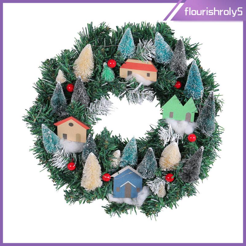 flourishroly5-พวงหรีดคริสต์มาสประดิษฐ์-สําหรับตกแต่งประตูหน้าบ้าน-ในร่ม-กลางแจ้ง