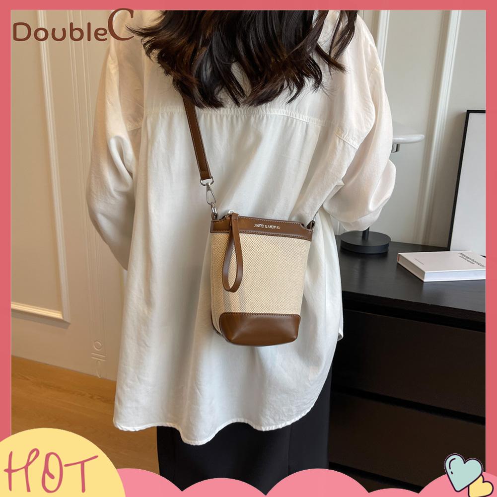 double-c-กระเป๋าสะพายไหล่-ลําลอง-แต่งซิป-เหมาะกับใส่กลางแจ้ง-สําหรับสตรี
