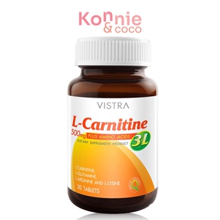 Vistra L-Carnitine Plus 3L (30 Tablets).