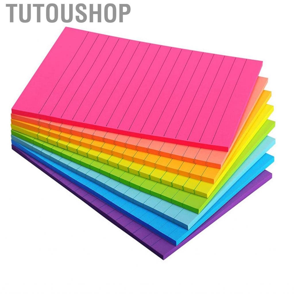 Sticking Memo Pads 100 X 150mm Lined Sticky Notes Large Size