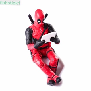Fishstick1 โมเดลตุ๊กตาฟิกเกอร์ Deadpool ซุปเปอร์ฮีโร่ สร้างสรรค์ ของเล่นสําหรับเด็ก