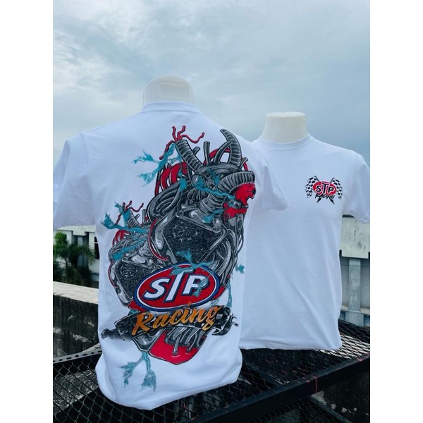 เสื้อยืด-stp-racing-หน้าจอสัมผัส-ซิลค์สกรีนทานาม-พิมพ์ลาย-พรีเมี่ยม