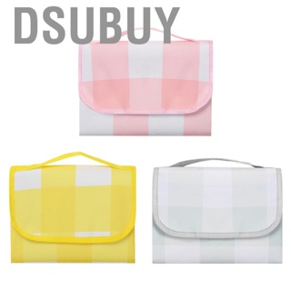 Dsubuy Picnic  Nordic Style Plaid Thickened Oxford Cloth Foldable Mat for Multiplayer Outdoor