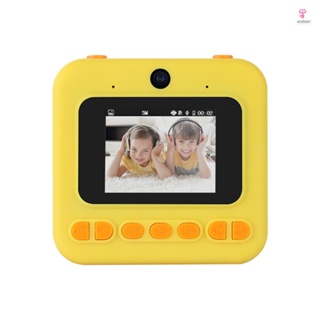 Cute Instant Print Digital Camera for Kids - Dual Lens, 2.4 Inch Screen, and Built-in Battery