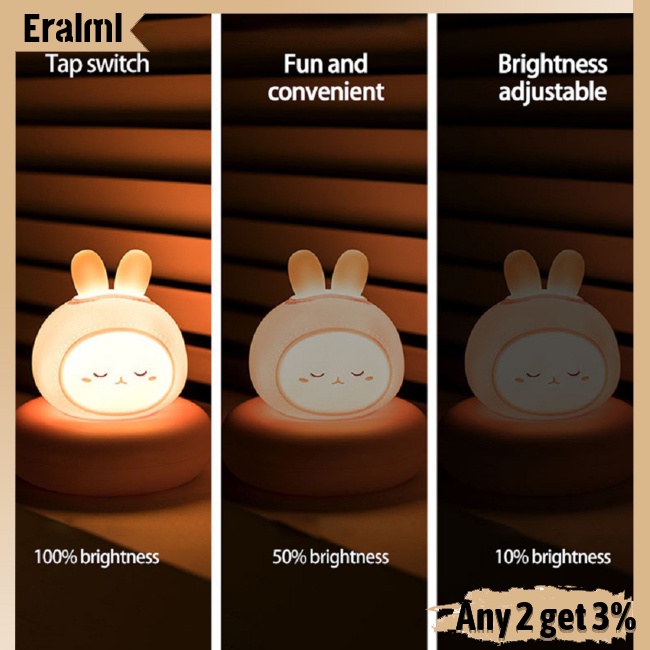 eralml-โคมไฟซิลิโคน-led-รูปการ์ตูนคริสต์มาส-3w-ชาร์จ-usb-สําหรับห้องนอน-ข้างเตียง-ของขวัญคริสต์มาส-เด็กผู้หญิง-ผู้ชาย
