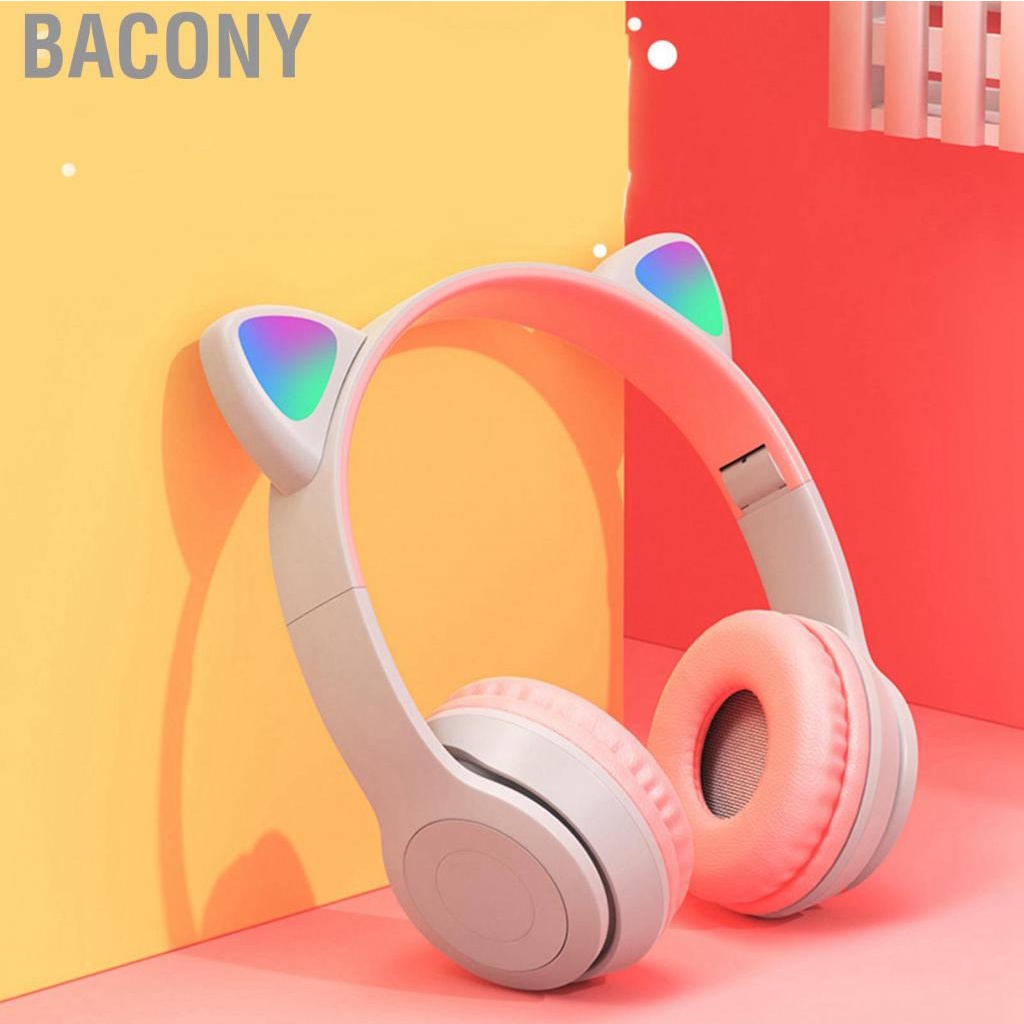 bacony-headset-cute-shape-hifi-quality-luminous-stereo-headphones-for-home-school-office