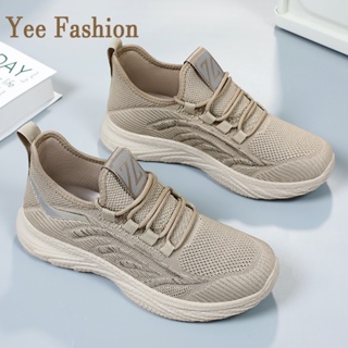 YEE Fashion รองเท้าผ้าใบผู้ชาย รองเท้าลำลองผู้ชาย  ท้าผ้าใบแฟชั่น สไตล์เกาหลี กีฬากลางแจ้ง ทำงาน ท้าลำลอง XYD2390VS1 37Z230913