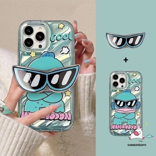 เคสโทรศัพท์มือถือ แบบนิ่ม ลาย Hangyodon Sanrio มีช่องใส่แว่นตา สําหรับ Samsung A02s A14 A13 A34 A54 A53 A04s A03s A50 A12 A04E A23 A03 A11 A20s A31 A20 A04 A21s A32 A51 A30s A71 A52 A30 A22