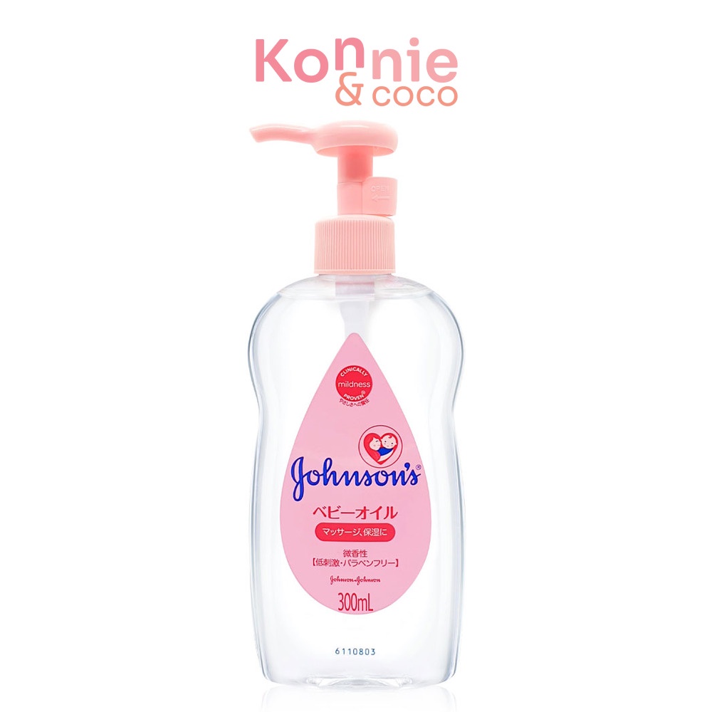 จอห์นสัน-เบบี้-เช็ดเครื่องสำอาง-johnsons-baby-gentle-oil-makeup-remover-300ml-สูตรนำเข้าจากญี่ปุ่น