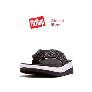 FITFLOP SURFF ART-WEBBING รองเท้าแตะแบบหูหนีบผู้หญิง รุ่น GJ2-231 สี BLACK