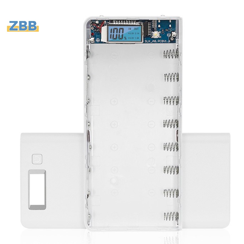 Zbb> กล่องเคสชาร์จไฟฉาย USB คู่ DIY 8x18650 | Shopee Thailand