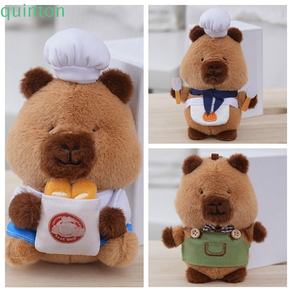 Quinton Capybara Plush จี้,ตลกน่ารัก Capybara Plush พวงกุญแจ, Capybara ...
