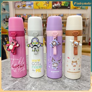 ❀ 500ml Sanrio ถ้วยสูญญากาศอะนิเมะ Mymelody Kuromi Cinnamoroll ขวดน้ำสแตนเลสเก็บความร้อนขวดสูญญากาศแก้วฉนวนของขวัญ