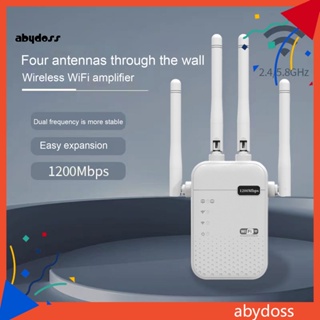 Aby เครื่องทวนสัญญาณ Wifi ไร้สาย 1200mbps ความถี่คู่ ครอบคลุมกว้าง มั่นคง