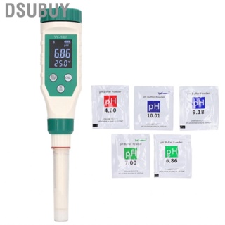 Dsubuy PH Meter Smart High Accuracy IP67  LCD Display Tester for Cloth Dough Fruit