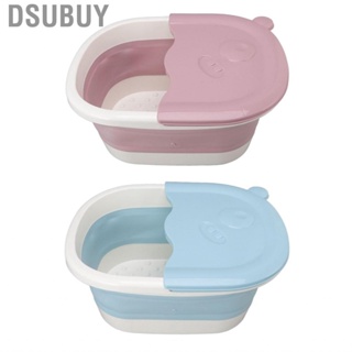 Dsubuy Foot Bath Tub Thick Plastic Washing Basin Relief Pressure Easy To Store for