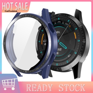 &lt;CarFashion&gt; เคสนาฬิกาข้อมืออัจฉริยะ ป้องกันรอยขีดข่วน ชุบไฟฟ้า กันกระแทก สําหรับ Huawei Watch GT3 42 46 มม.