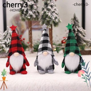 Cherry3 โนมไร้หน้า สีขาวดํา สําหรับแขวนตกแต่งคริสต์มาส