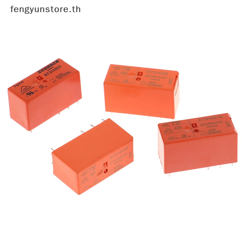 yunstore-ใหม่-ของแท้-100-รีเลย์-rt314024-รีเลย์พาวเวอร์-16a250vac-8pin-5v-12v-24v-48v