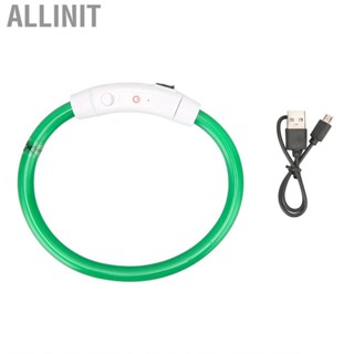 Allinit Dog Collar Lost Prevention Rechargeable Light Up for Small Medium Large Dogs Colla