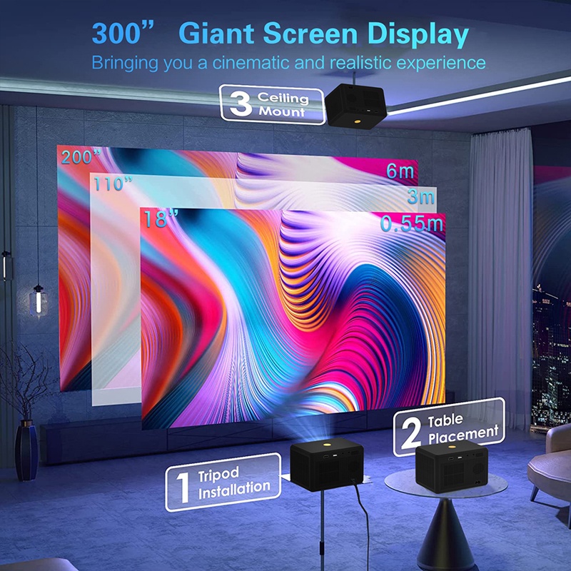โปรเจคเตอร์-y7-youtube-version-รองรับ-1080p-4k-video-electirc-focus-wifi-6-smart-led-video-home-theater