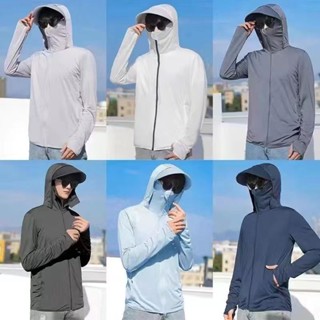 Spot outdoor sun clothing manufacturers directly sell summer sunscreen clothing mens coat thin loose fashion Korean version handsome breathable outdoor sunscreen clothing new style