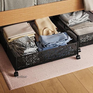 [Fenteer] กล่องลิ้นชักเก็บของใต้เตียง พร้อมล้อเลื่อน สําหรับห้องนอน ตู้เสื้อผ้า