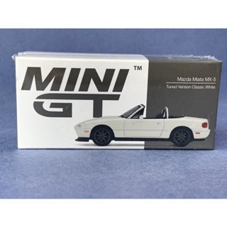 ▪️Mazda Miata MX5 (NA) Tuned Version Classic White RHD #304 Scale 1:64 ยี่ห้อ Minigt