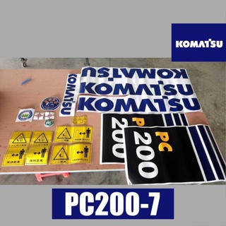 สติ๊กเกอร์ โคมัตสุ KOMATSU PC200-7 ของแท้ ยี่ห้อ REMFN