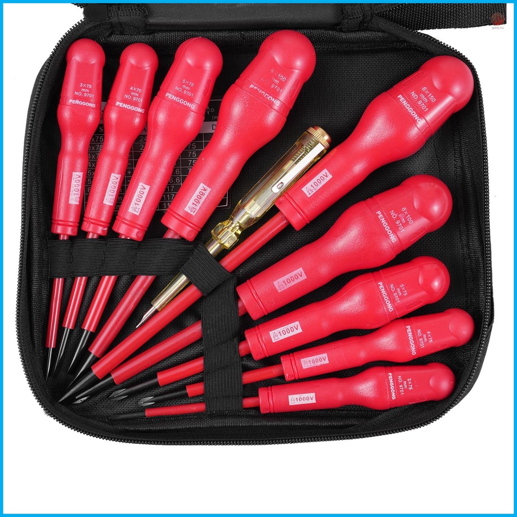 PENGGONG Insulated Screwdriver Set 1000V Electrician Screwdriver with