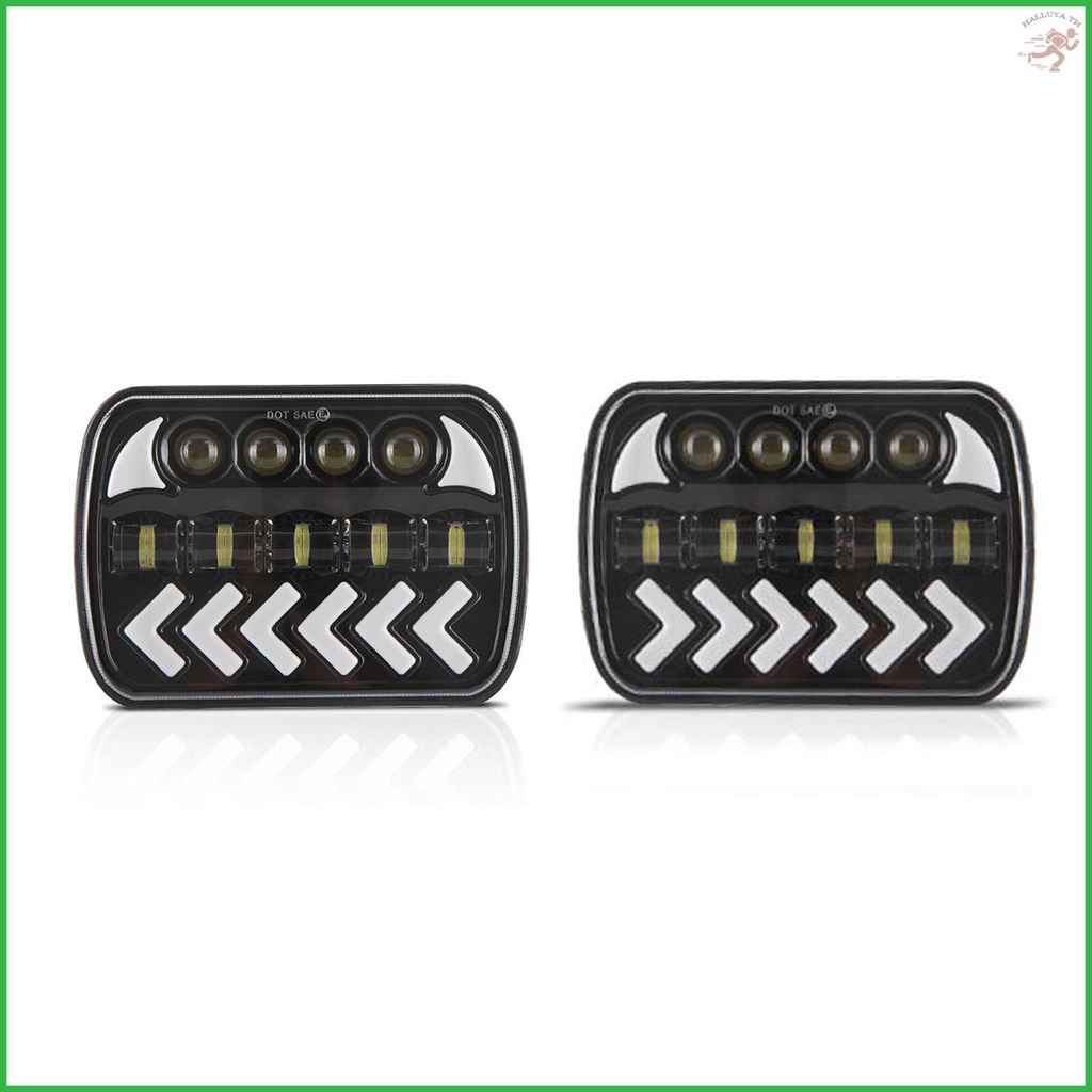 Led Headlight Square 6x10 Inch 200W LED Headlight Kit - High/Low Beam ...