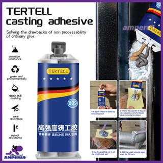 ทนอุณหภูมิสูง Tertelli Strong Casting Glue Sticky Metal Radiator Oil Tank Water Pipe Leakage Repair Waterproof Universal Ab Glue Welding Agent -AME1 -AME1