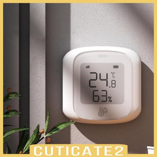 [Cuticate2] เซนเซอร์อุณหภูมิ และความชื้น หน้าจอ LCD สําหรับสํานักงาน สวน โกดัง