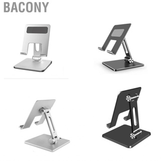 Bacony Tablet Stand Multi Angle Adjustment Folding Stable Aluminum Alloy Tablets Holder for Home Office Travelling