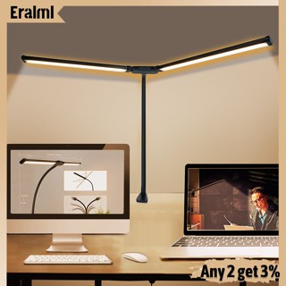 Eralml โคมไฟตั้งโต๊ะ LED 10 ระดับ หรี่แสงได้ 3 สี 41 โหมด สําหรับบ้าน สํานักงาน