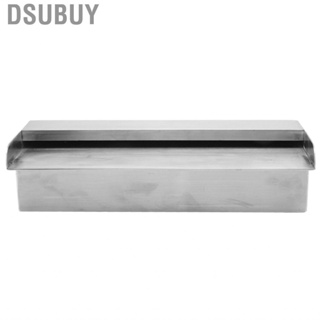 Dsubuy Garden Waterfall  Stainless Steel Pool Fountain Water Feature Cascade 30cm