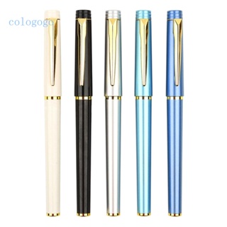 Colo ปากกาโลหะโครเมี่ยม สีเงิน สีเขียว สีฟ้า สีขาว สีดํา