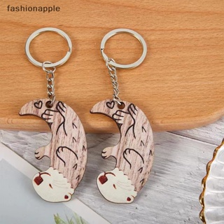 [fashionapple] พวงกุญแจ จี้รูปนาก 2 ชิ้น สําหรับกระเป๋าเป้สะพายหลัง สินค้าใหม่