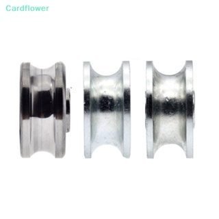 &lt;Cardflower&gt; ล้อลูกกลิ้งแบริ่งโลหะ รูปตัว U กันสนิม ขนาด 6*30*14 มม. 8*30*14 มม.