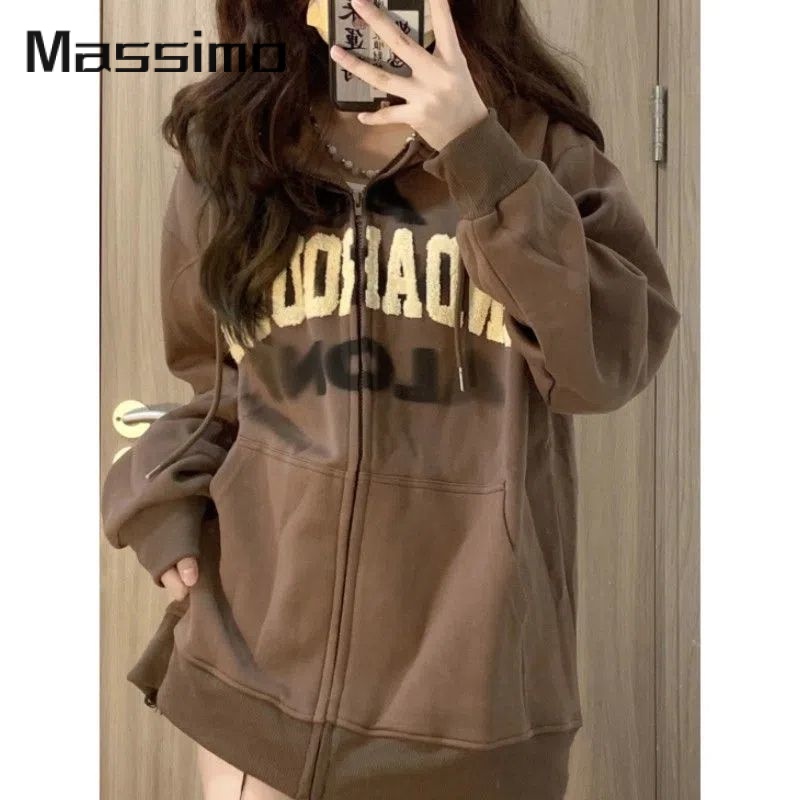 massimo-เสื้อกันหนาว-เสื้อฮู้ด-chic-casual-สบาย-korean-wwy23903ib37z230912