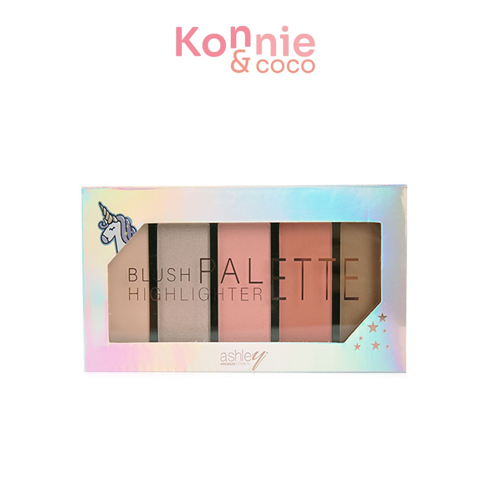 ashley-highlight-blush-bronze-palette-22-5g-พาเลทแบบ-all-in-one-5-เฉดสีสำหรับตกแต่งใบหน้า