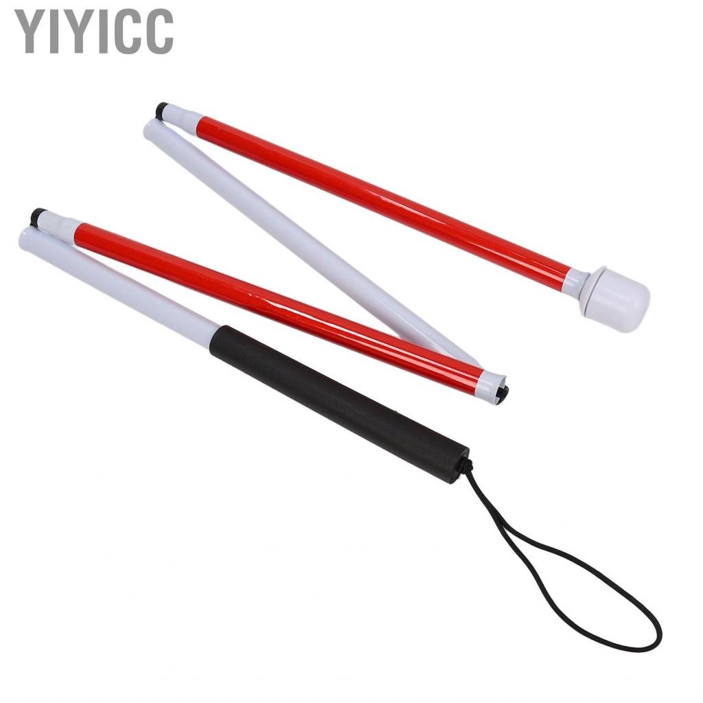 Yiyicc Folding Blind Cane Walking Guide Stick For The Wrist Strip Skid ...