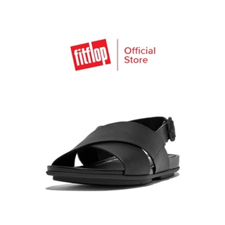 FITFLOP GRACIE CRISSCROSS รองเท้าแตะแบบรัดส้นผู้หญิง รุ่น FV2-090 สี ALL BLACK