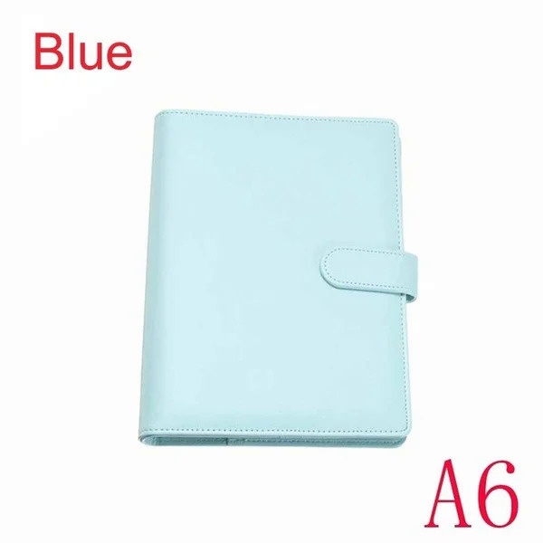 New Vintage Refillable Notebook File Folder Notepad Cover Leather Ring ...