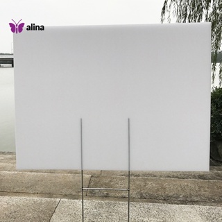 Alina ป้ายโลหะ รูปตัว H สองด้าน ทนทาน สําหรับตกแต่งสวน กลางแจ้ง ชุดละ 4 ชิ้น