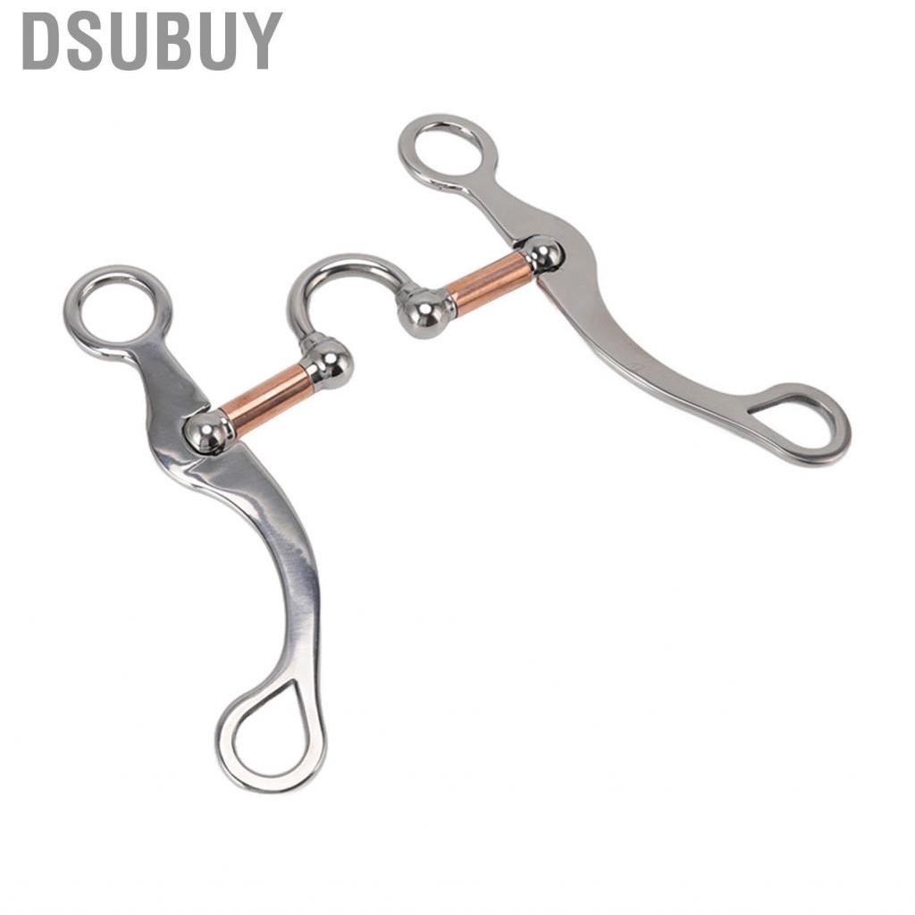 dsubuy-horse-snaffle-bit-stainless-steel-rose-gold-plated-gag-loose-ring-garde