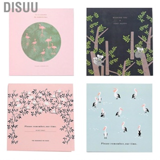 Disuu Self Adhesive Photo Album Binder DIY Scrapbook Albums Writable Inner Page Book for Commemoration