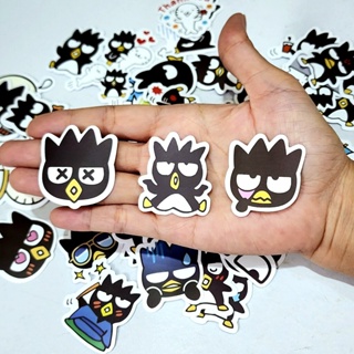 สติ๊กเกอร์ แบดแบดมารุ (ชิ้นเล็กๆ) Bad Badtz Maru ติดแน่น กันน้ำ (64ชิ้น) Sanrio sticker