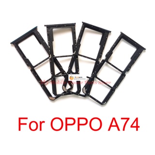 Guoyin- ใหม่ อะแดปเตอร์ถาดซิมการ์ด SD แบบคู่ สําหรับ OPPO A74 A74 4G
